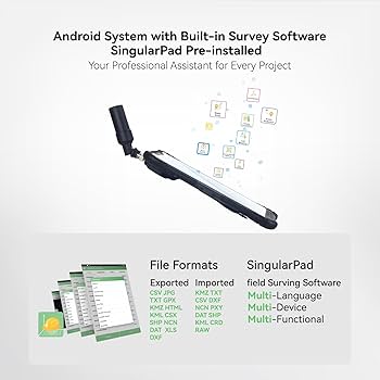 Amazon | SingularXYZ T8 Pro GNSS タブレット - 高精度GIS 測量